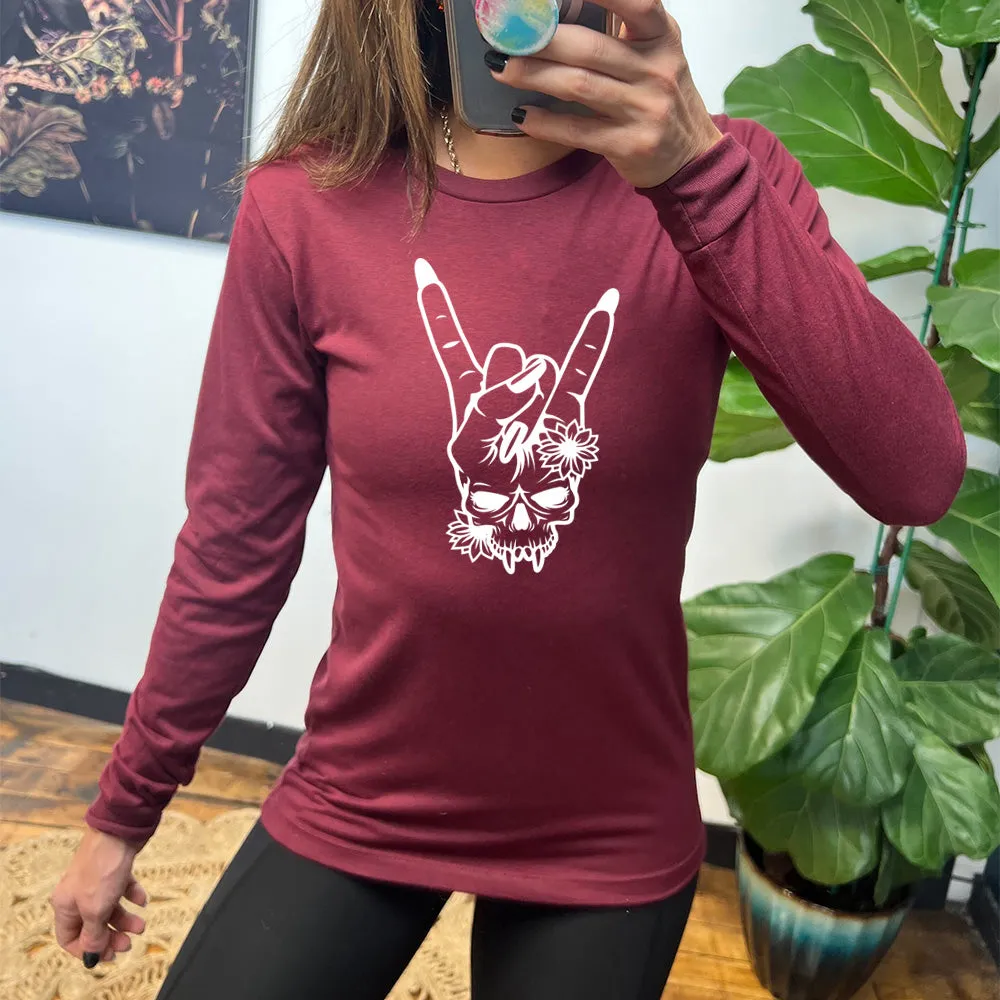 Long Sleeve Tee | Skull Rocker Hand