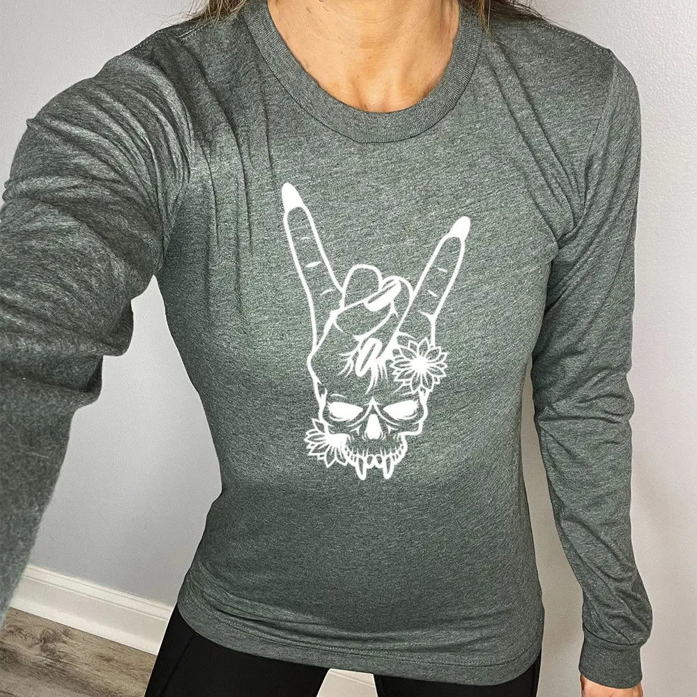 Long Sleeve Tee | Skull Rocker Hand