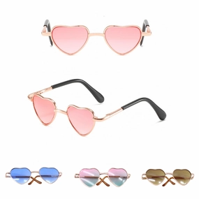 Love Heart Dog Sunglasses english tack set,horse saddle gear,equestrian supplies