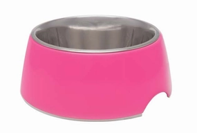 Loving Pets Hot Pink Retro Bowl cat toys and food,complete cat care,all in one cat kit