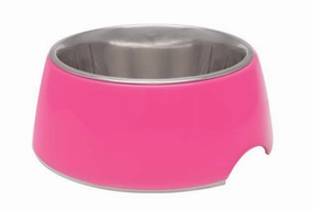 Loving Pets Hot Pink Retro Bowl cat supplies,cat essentials,cat accessories