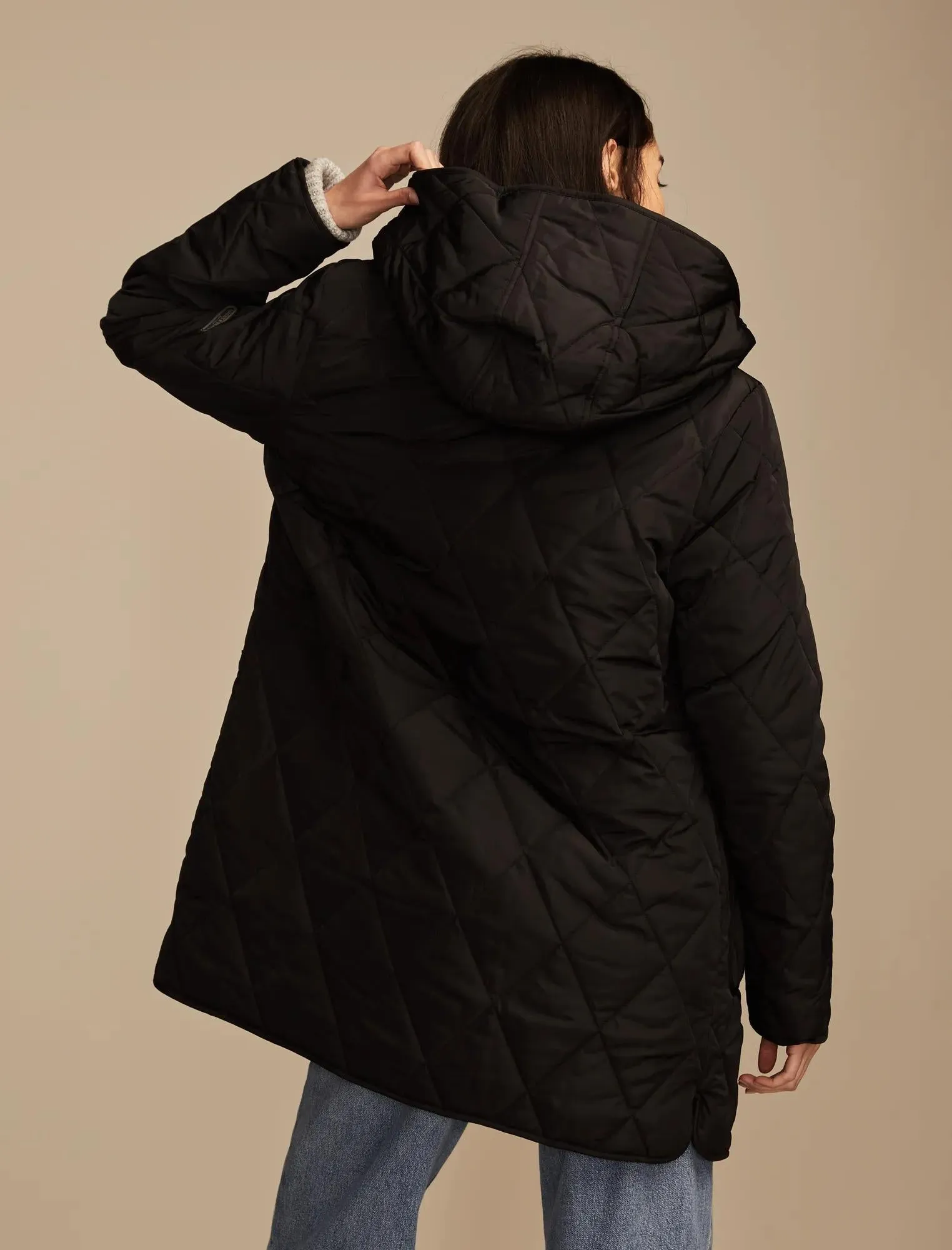 Lucky Brand Women's Military Puffer Jacket