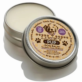 Lucky Pup Dog Balm Slim Tin treat storage jar,dog treat container,pet snack jar