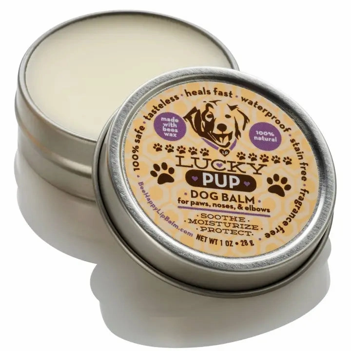 Lucky Pup Dog Balm Slim Tin treat storage jar,dog treat container,pet snack jar