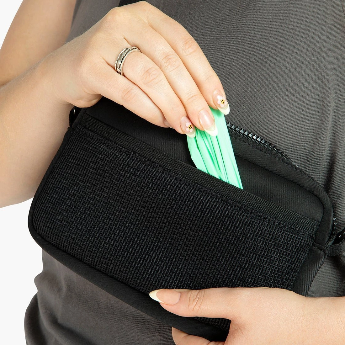 Lucy&Co Crossbody Treat Bag: Black