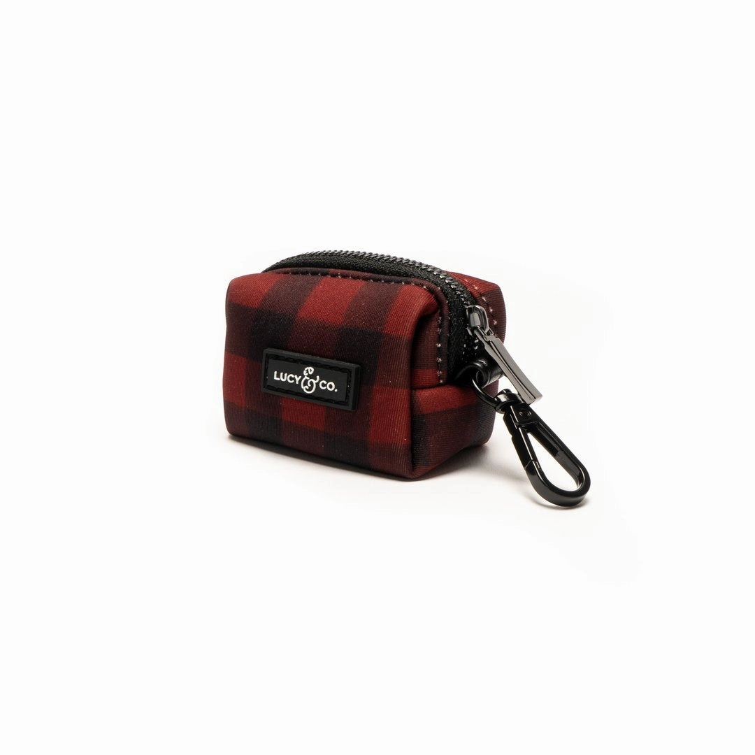 Lucy&Co Dog Poop Bag Holder: The Holly Jolly dog business cards,pet business supplies,doggie storefront