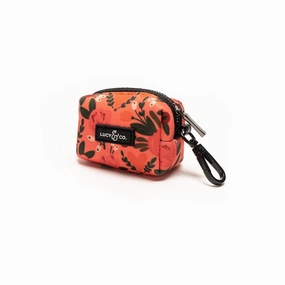 Lucy&Co Dog Poop Bag Holder: The Posy Pink dog business cards,pet business supplies,doggie storefront