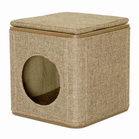 Lulus World Lu-Cubox Cat House cat scratching post,cat scratch pad,cat furniture scratcher