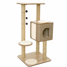 Lulus World Lu-Cubox High Base Cat Tree cat scratching post,cat scratch pad,cat furniture scratcher
