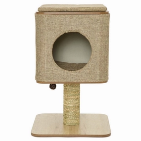 Lulus World Lu-Cubox Stand Cat Tree cat scratching post,cat scratch pad,cat furniture scratcher