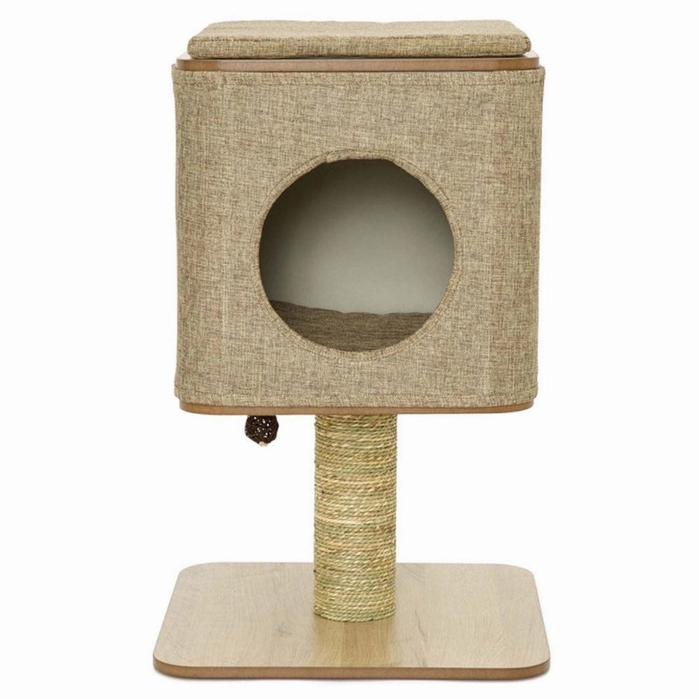 Lulus World Lu-Cubox Stand Cat Tree cat scratching post,cat scratch pad,cat furniture scratcher