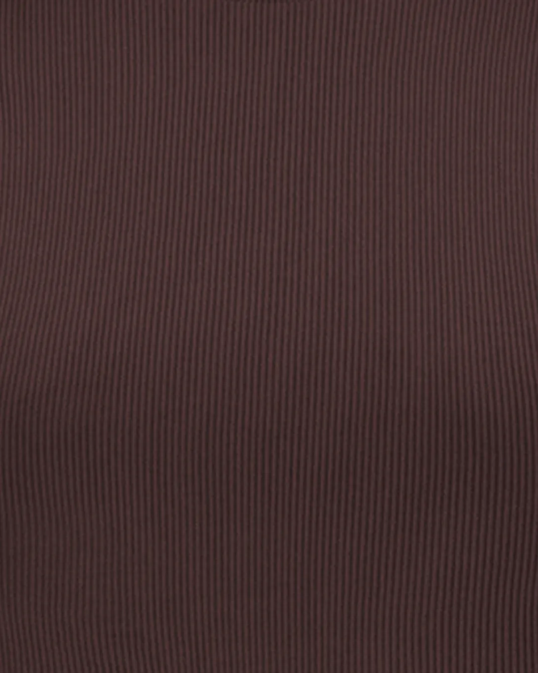 LUMINOUS Ribbed Vest | Chocolate Brown