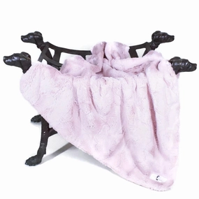 Luxe Dog Blanket Blush fleece dog blanket,soft dog throw,cozy pet blanket