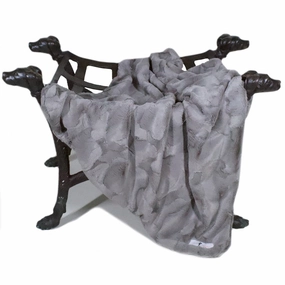Luxe Dog Blanket Taupe fleece dog blanket,soft dog throw,cozy pet blanket
