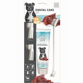 M-PETS Dental Care Set; Beef Flavour dog health supplement,dog multivitamin,canine health care