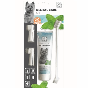 M-PETS Dental Care Set; Mint Flavour dog health supplement,dog multivitamin,canine health care