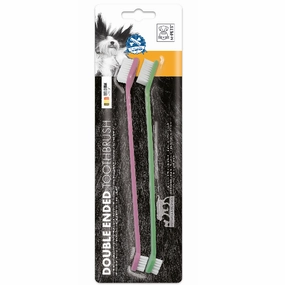 M-PETS Double Ended Toothbrush dog health supplement,dog multivitamin,canine health care