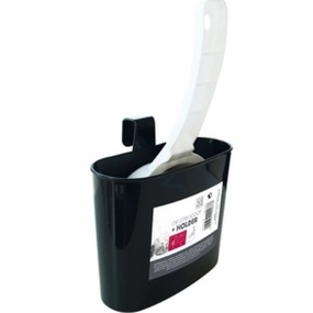 M Pets Litter Scoop and Holder for Cats (Black/White) litter scoop,cat waste bags,poop disposal system