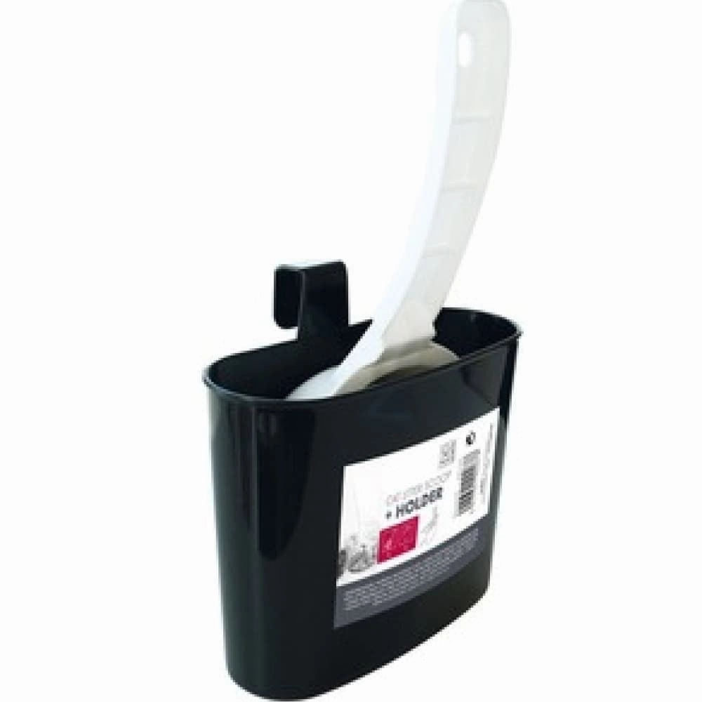 M Pets Litter Scoop and Holder for Cats (Black/White) litter scoop,cat waste bags,poop disposal system