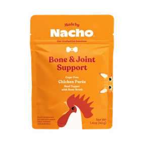 Made By Nacho Bone & Joint Support Cage-Free Chicken Puree Meal Topper With Bone Broth cat toys and food,complete cat care,all in one cat kit