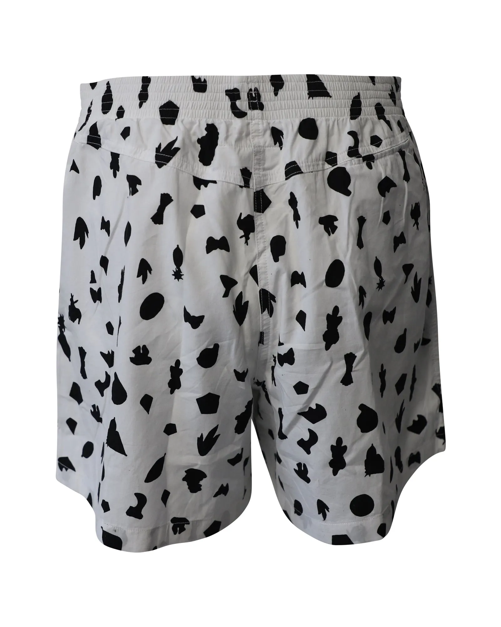 Maison Margiela Printed Shorts in Black and White