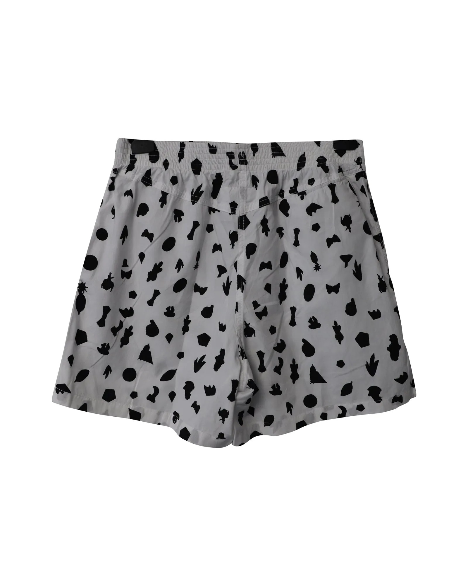 Maison Margiela Printed Shorts in Black and White