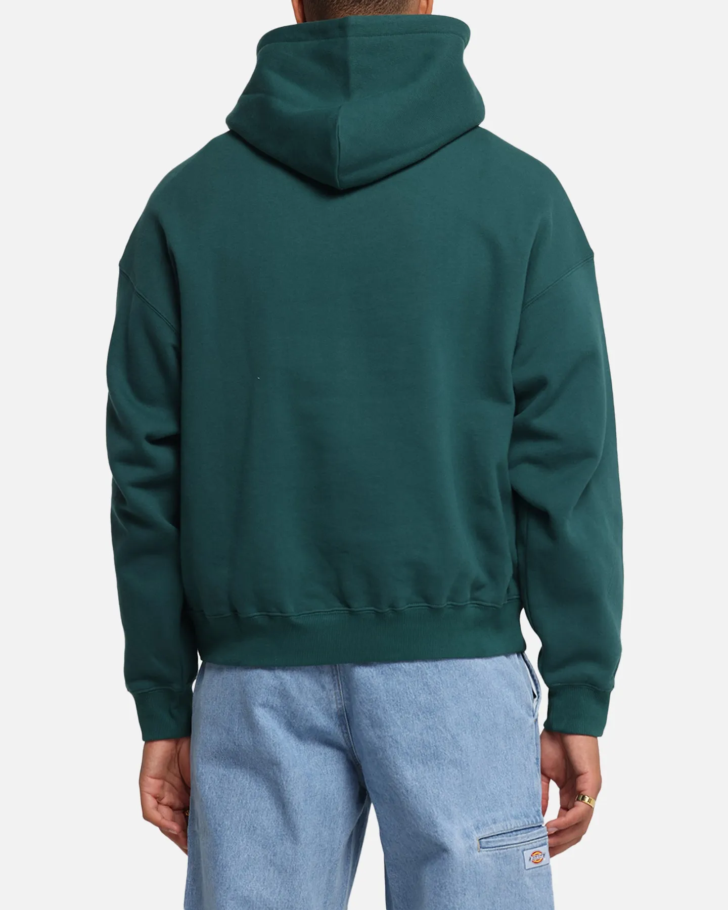 Majestic Athletic New York Yankees Mid Crest Boxy Hoodie Emerald