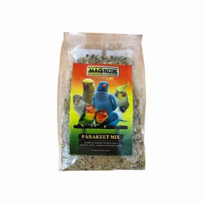 Maqnum Premium Parakeet Mix 1kg bird seed mix,small bird food,parakeet pellets