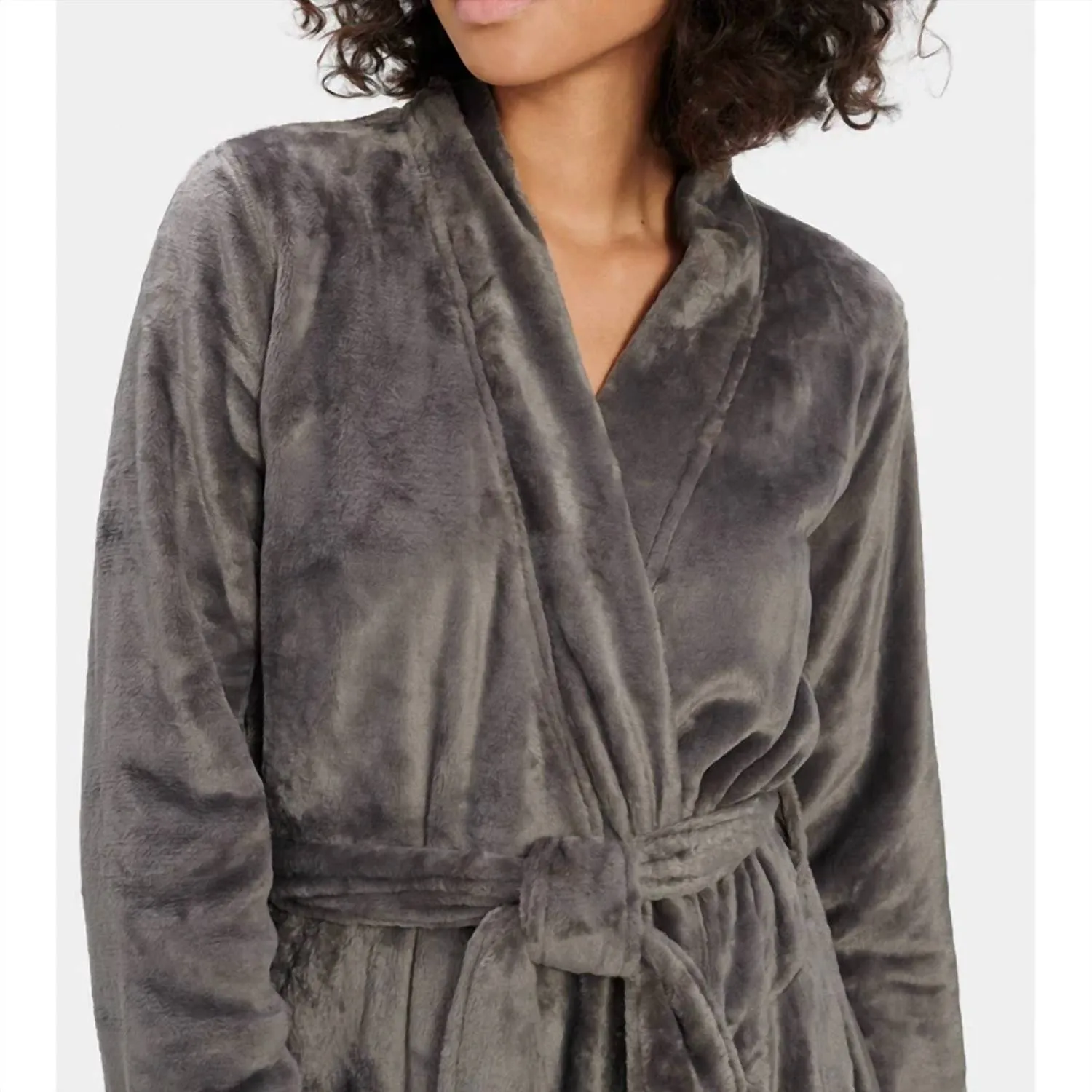 Marlow Robe In Charcoal