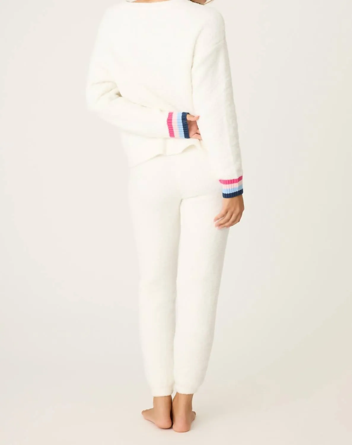 Marshmallow Party Lounge Set In Powder White