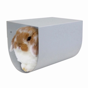 Marukan Aluminium Tunnel For Rabbits rabbit habitat,small animal tunnel,bunny supplies