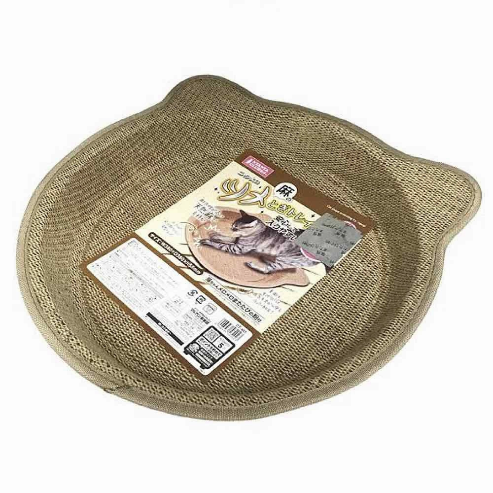 Marukan Cat Shape Hemp Scratching Tray For Cats cat scratching post,cat scratch pad,cat furniture scratcher