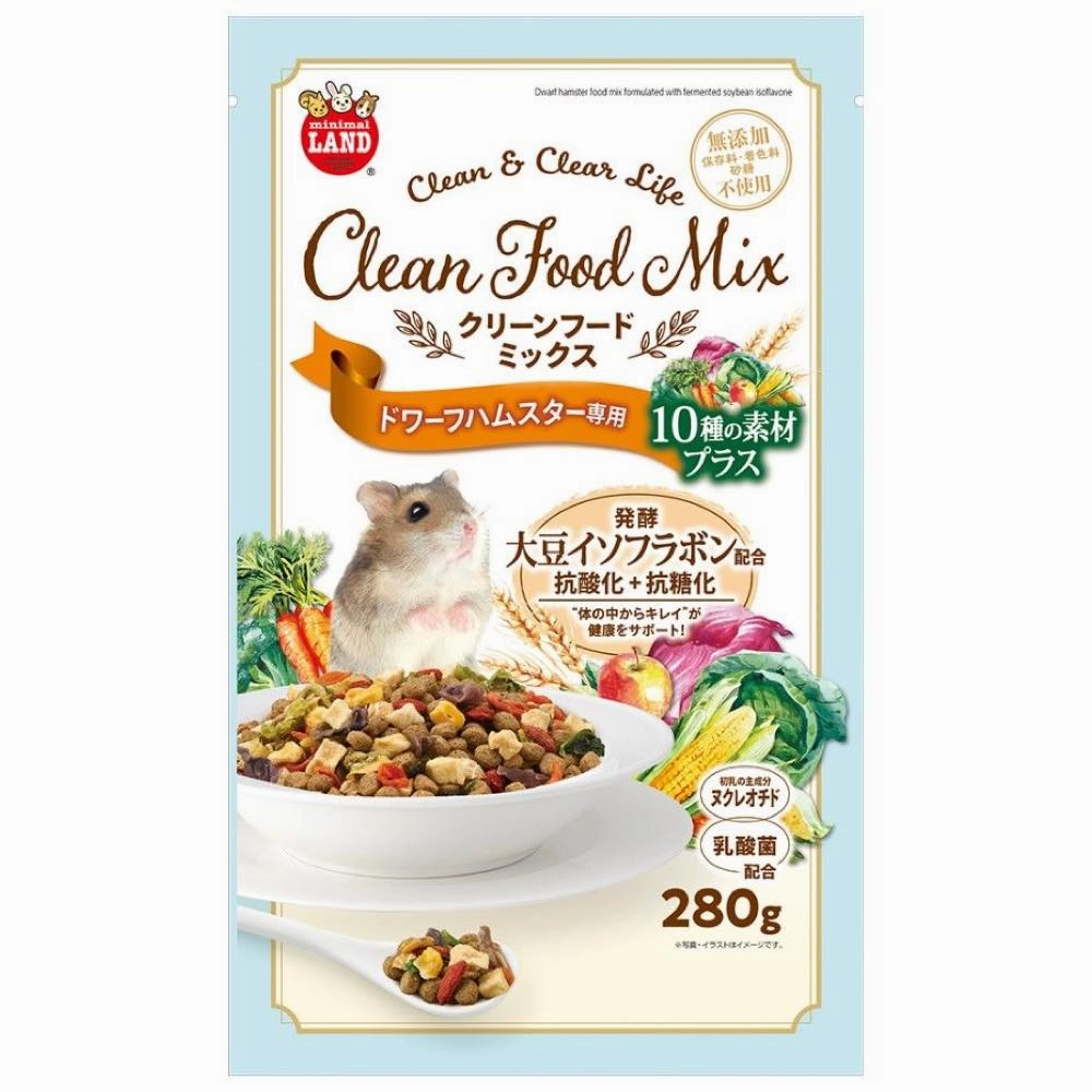 Marukan Clean Dwarf Hamster Food Mix 280g parrot cage,small bird perch,exotic pet bird