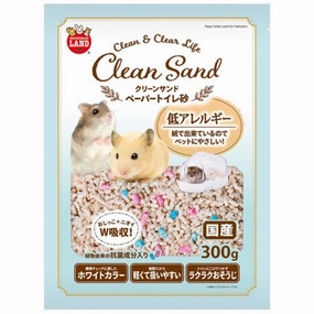 Marukan Clean Toilet Paper Sand For Hamsters 300g rabbit habitat,small animal tunnel,bunny supplies