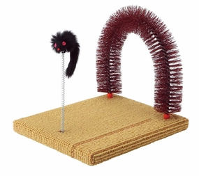 Marukan Massage Brush Cat Scratcher cat scratching post,cat scratch pad,cat furniture scratcher