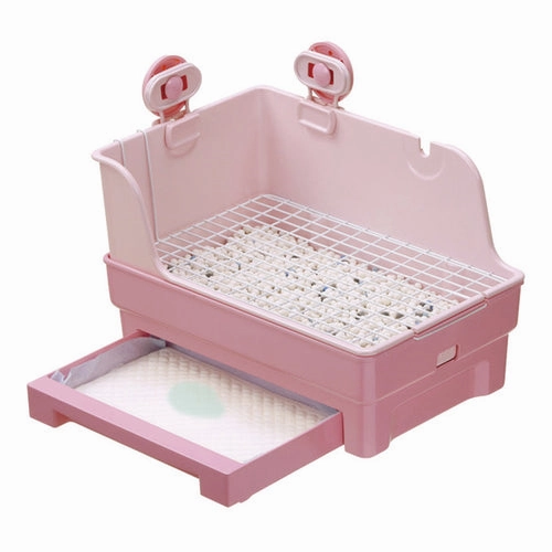 Marukan New Style Toilet With Drawer rabbit habitat,small animal tunnel,bunny supplies
