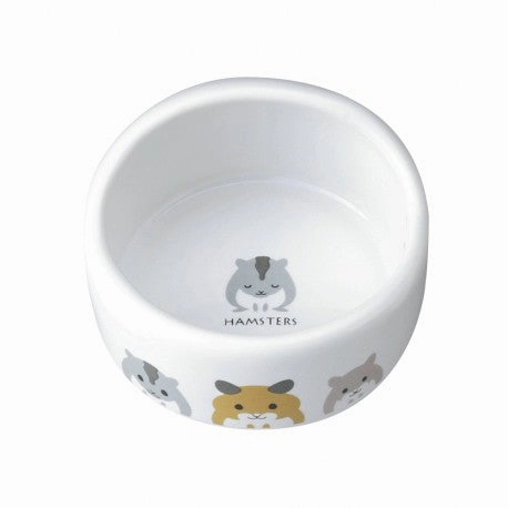 Marukan Porcelain Hamster Bowl with Hood rabbit habitat,small animal tunnel,bunny supplies