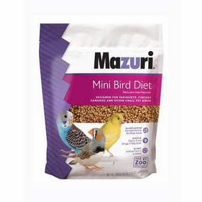Mazuri Mini Bird Diet 2lb bird seed mix,small bird food,parakeet pellets