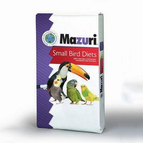 Mazuri Small Bird Maintenance 25lb (56A6) bird seed mix,small bird food,parakeet pellets