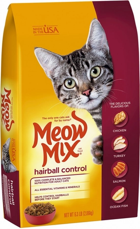 Meow Mix Hairball Control Dry Cat Food cat toys and food,complete cat care,all in one cat kit