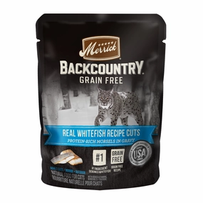 Merrick Backcountry Grain Free Gluten Free Premium High Protein Wet Cat Food, Whitefish Recipe Cuts With Gravy cat toys and food,complete cat care,all in one cat kit