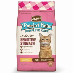 Merrick Purrfect Bistro Grain Free Complete Care Sensitive Stomach Recipe Dry Cat Food cat supplies,cat essentials,cat accessories