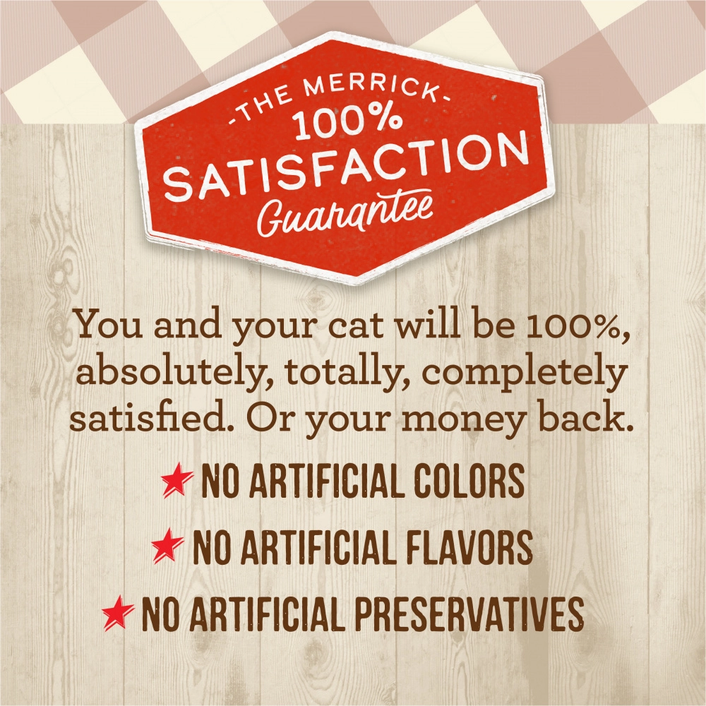 Merrick Purrfect Bistro Grain Free Premium Soft Canned Pate Adult Wet Cat Food, High Protein Turkey Recipe