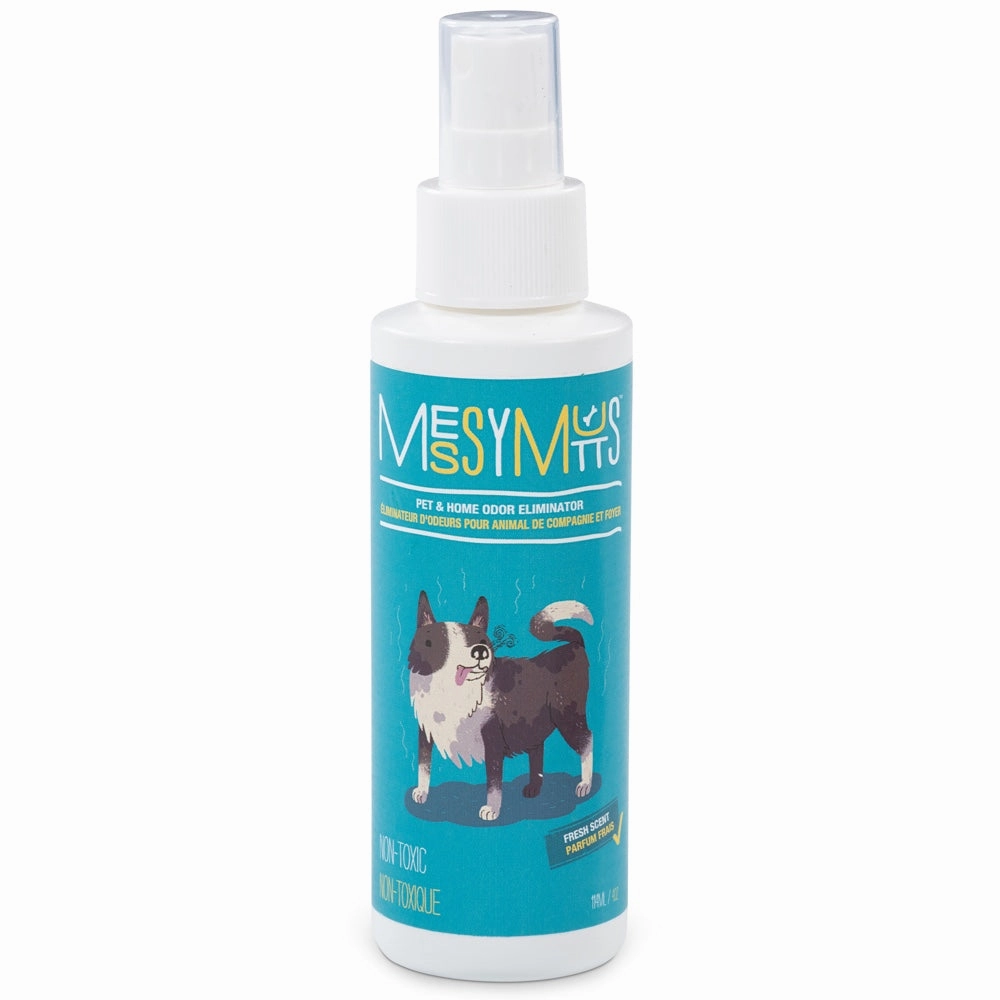 Messy Mutts Pet & Home Odor Eliminator Dog Spray 4oz dog shampoo,pet wipes,dog cleaning spray