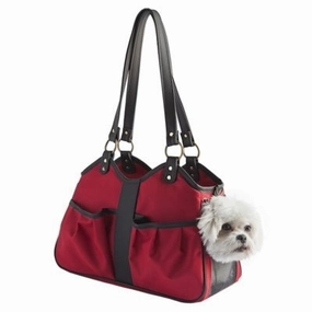 Metro 2 Carrier- Red with Black Trim dog travel crate,airline approved dog carrier,dog transport bag