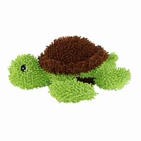 Mighty Microfibre Dog Squeaky Toy, Ball Turtle in Green wet cat food,canned cat food,gravy cat food