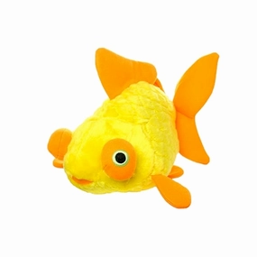 Mighty Ocean Dog Squeaky Toy, Gideon the Goldfish (mini and regular size) wet cat food,canned cat food,gravy cat food