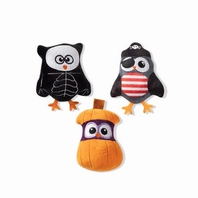 Mini Owl-O-Ween, Dog Squeaky Plush toy wet cat food,canned cat food,gravy cat food