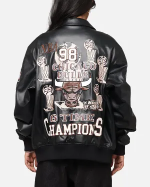 Mitchell & Ness Chicago Bulls 6 Time Jacket Black