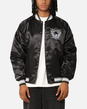 Mitchell & Ness Las Vegas Raiders Lightweight Satin Jacket Black